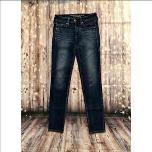 American Eagle dark wash stretchy skinny jeans